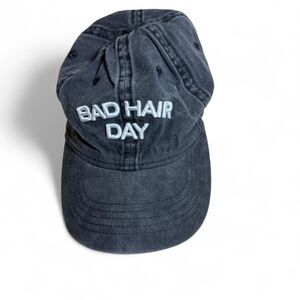 Bad Hair Day Black Baseball Cap Women’s Hat Adjustable